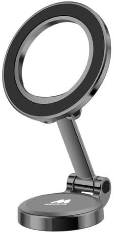 سعر ومواصفات MR-003 حامل هاتف للسيارة من Next store قابل للطي للوحة القيادة، حامل معدني من سبائك الزنك دوار 360 درجة متوافق مع ماج سيف لـ آيفون و سامسونج (B0GRGQ1NPT) على Amazon EG