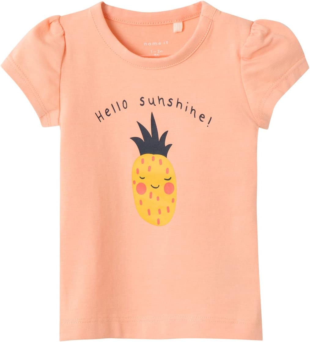 سعر ومواصفات نايم ات name it Baby Girls Fanna Short-Sleeves T-Shirt (pack of 1) (B0B6JPFVS7) على Amazon EG