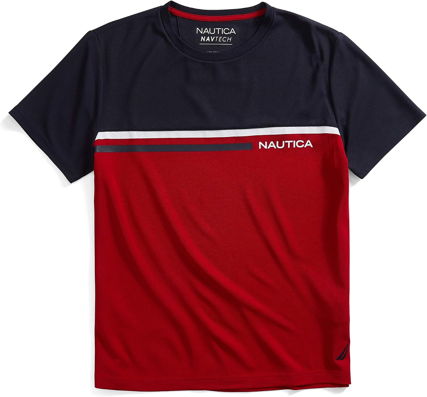 سعر ومواصفات Nautica Men's Navtech Colorblock Tee (B0846KJK46) على Amazon EG