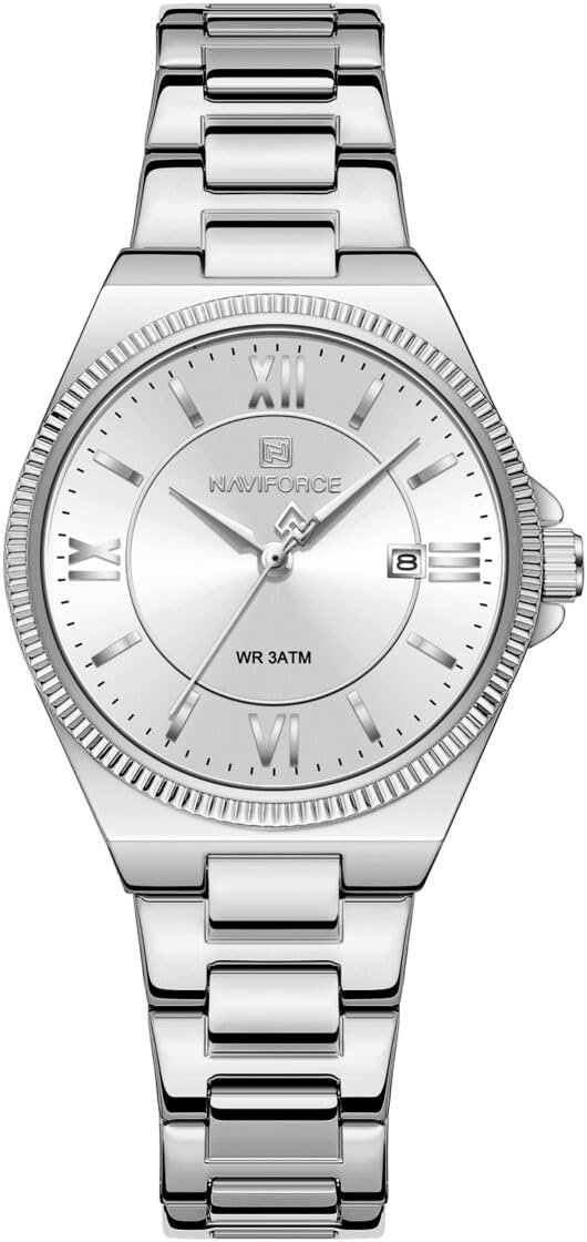 سعر ومواصفات نافي فورس ساعة 5073 S-W (B0HMD1PDFF) على Amazon EG