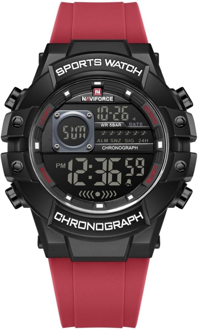 سعر ومواصفات نافي فورس ساعة 6102 B-R-R (B0HMCWMXRH) على Amazon EG
