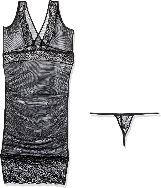 سعر ومواصفات Nayomi Womens Nayomi-2-Black-L Pajama Set (B0F63PQY31) على Amazon EG