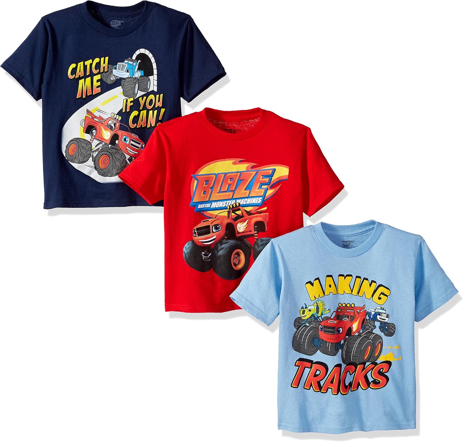 سعر ومواصفات Nick boys Blaze & Monster Machines 3 Pack T-shirt Bundle T-Shirt (pack of 3) (B01M59BGX6) على Amazon EG