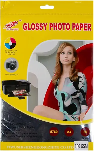 سعر ومواصفات NO:A-106 A4 ورق لامع 180 جرام 20 ورقة (B0D422MVKN) على Amazon EG