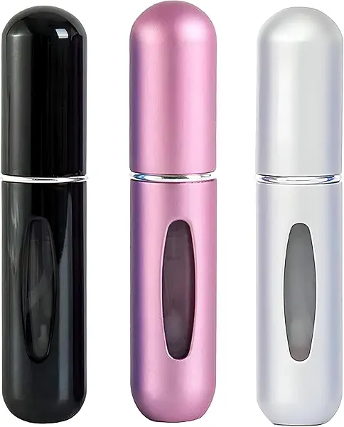 سعر ومواصفات Nopatia زجاجة بخاخ عطر صغيرة محمولة قابلة لإعادة الملء، مضخة عطر أنيقة بتصميم سينمائي للسفر والمناسبات من نوباتيا (3 عبوات) (B0GNK7W2M3) على Amazon EG