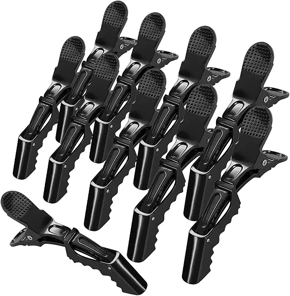 سعر ومواصفات NORACLAN Hair Styling Clips Sectioning Alligator hair clips Duckbill Clips, Non-Slip Hairdresser dedicated Partition Hairgrips For Thick Hair Large Hairpin (Random color) 6pcs (B07QJXN1F4) على Amazon EG