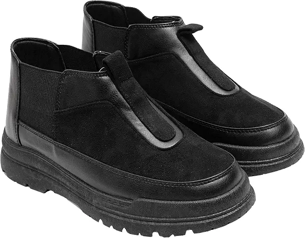 سعر ومواصفات Now Shoes حذاء ناو شوز للبالغين من الجنسين من ناو شوز - حذاء رياضي جلد اسود -TZ2 (B0DSCDBBTC) على Amazon EG