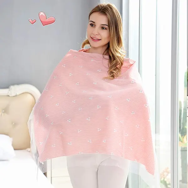 سعر ومواصفات Nursing Covers for Breastfeeding, Soft Cotton Breast Feeding Cover Stroller Cover Privacy Nursing Covers Infant Feeding Cover (B09BT6RGQ1) على Amazon EG