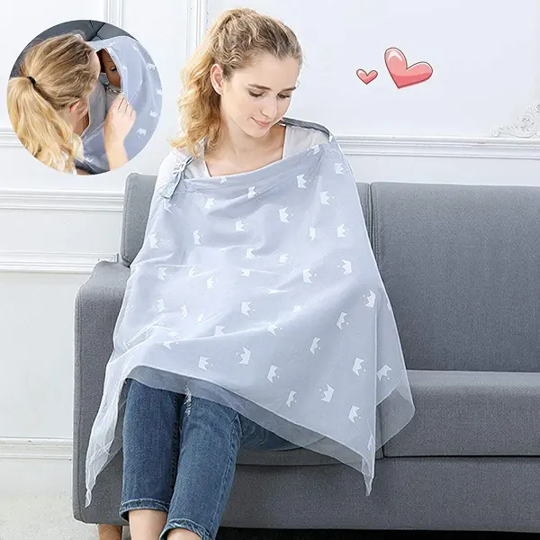 سعر ومواصفات Nursing Covers for Breastfeeding, Soft Cotton Breast Feeding Cover Stroller Cover Privacy Nursing Covers Infant Feeding Cover (B09BTNW9WD) على Amazon EG