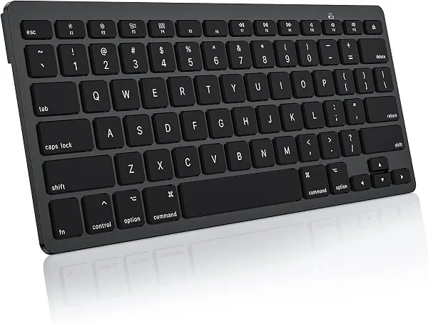 سعر ومواصفات OMOTON Bluetooth Keyboard for Mac, Compact Wireless Keyboard Compatible with MacBook Pro/Air, iMac, iMac Pro, Mac Mini, Mac Pro Laptop and PC, Dark Black (B0D8KGSVZ2) على Amazon EG