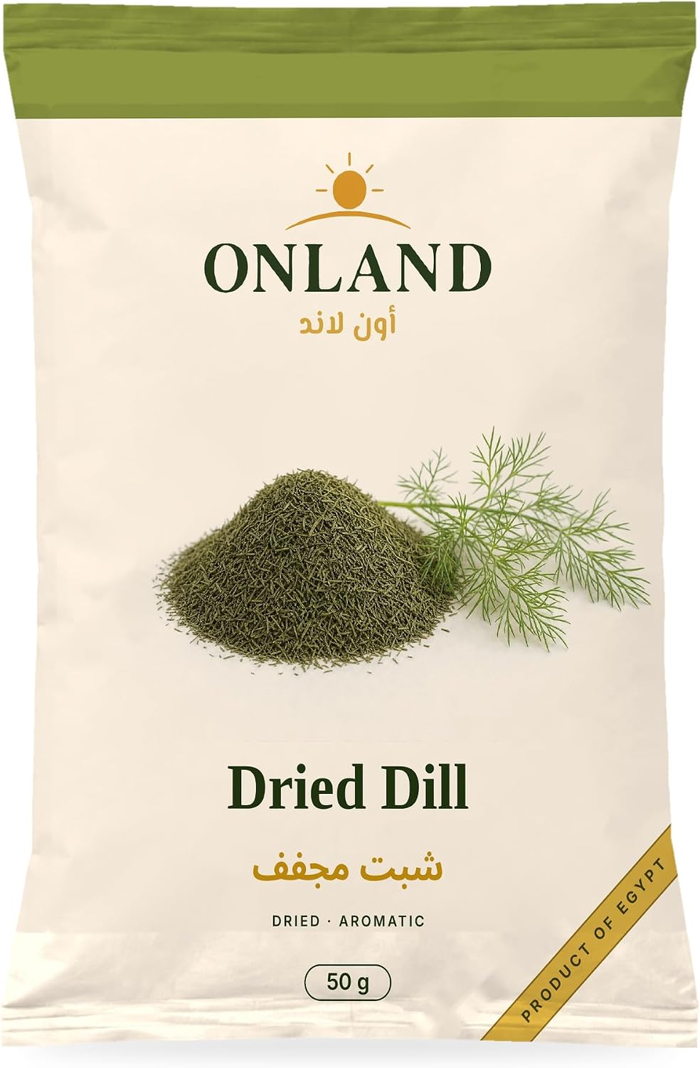 سعر ومواصفات Onland Dried Dill 50 g, 100% Egyptian Dill Weed for Rice & Fish (B0HFD9W8RK) على Amazon EG