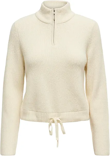سعر ومواصفات ONLY Women's Fia Zip Highneck Long-Sleeves Knitted Jumper (pack of 1) (B0BMZLW2YZ) على Amazon EG