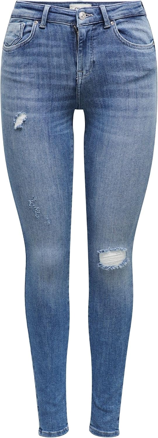 سعر ومواصفات Only Women's Onlpower Life Mid Push Sk Dt Rea264 Noos Jeans (B0996737QD) على Amazon EG