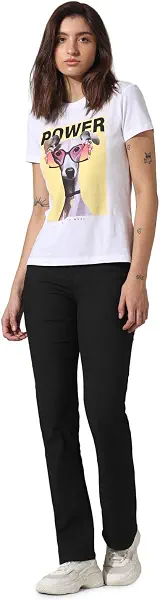 سعر ومواصفات Only Women's Short Sleeve Top Vibe Life Glasses (B0CSSVM1VQ) على Amazon EG