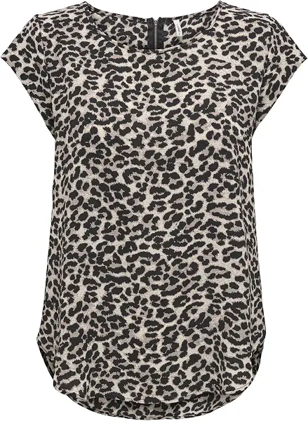 سعر ومواصفات ONLY Women's VIC AOP Short-Sleeves Blouse (pack of 1) (B07BF1Q24C) على Amazon EG
