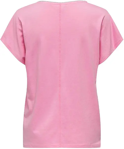 سعر ومواصفات اونلي ONLY Women's Zera V-Neck Shine Top (pack of 1) (B0D1R6N72V) على Amazon EG