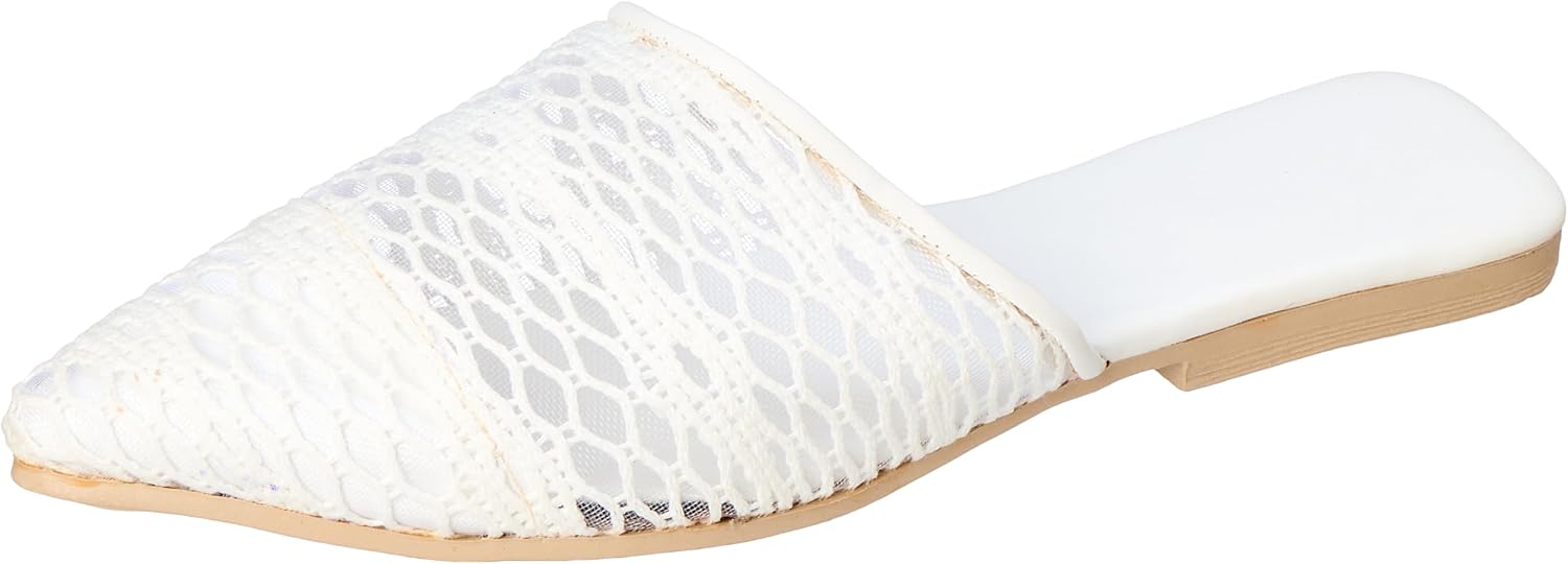 سعر ومواصفات او اكس OX womens OX-W-49-White/Black Slipper (B0FJ79WCSS) على Amazon EG