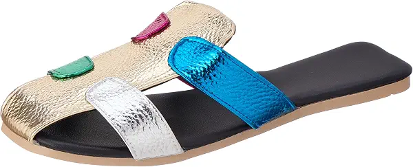 سعر ومواصفات OX womens OX-W-Gold/Beige Slipper (B0FJ79GW93) على Amazon EG