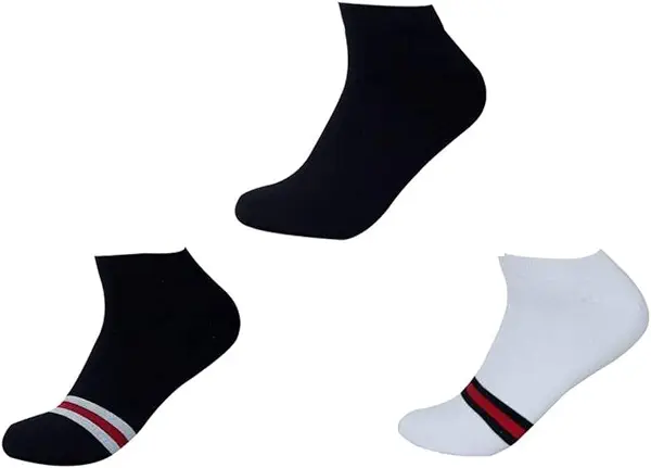 سعر ومواصفات Pack 3 Pieces Lowcut Casual Socks For Men (B0B59D9ZFX) على Amazon EG