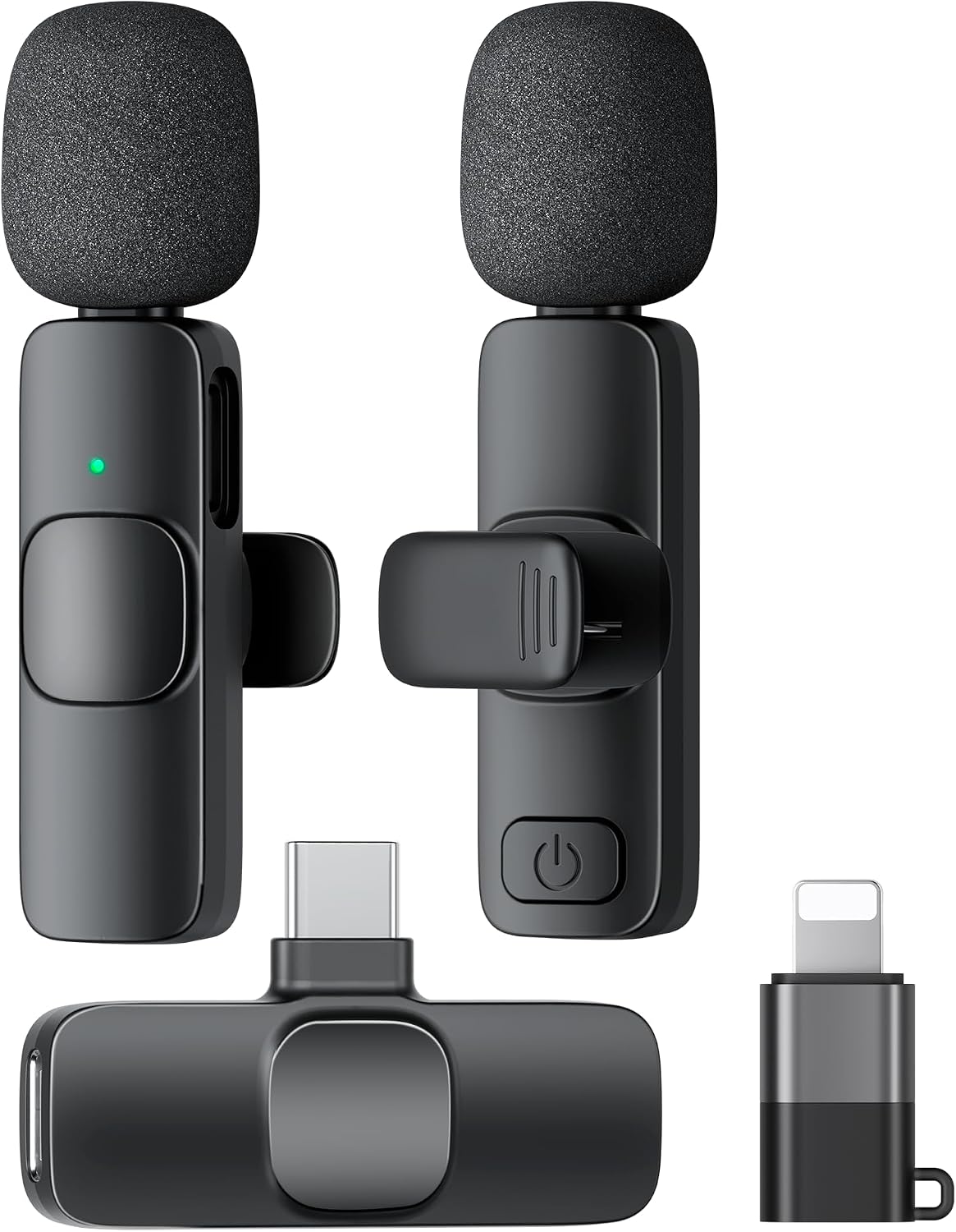 سعر ومواصفات 2 Pack Wireless Lavalier Microphone for iPhone iPad and Android Phone, Lapel Mic Plug and Play Wireless Mic Noise Reduction Mini Microphone for Video Recording Interview Podcast Vlog YouTube Tiktok (B0F87Y2XBM) على Amazon EG