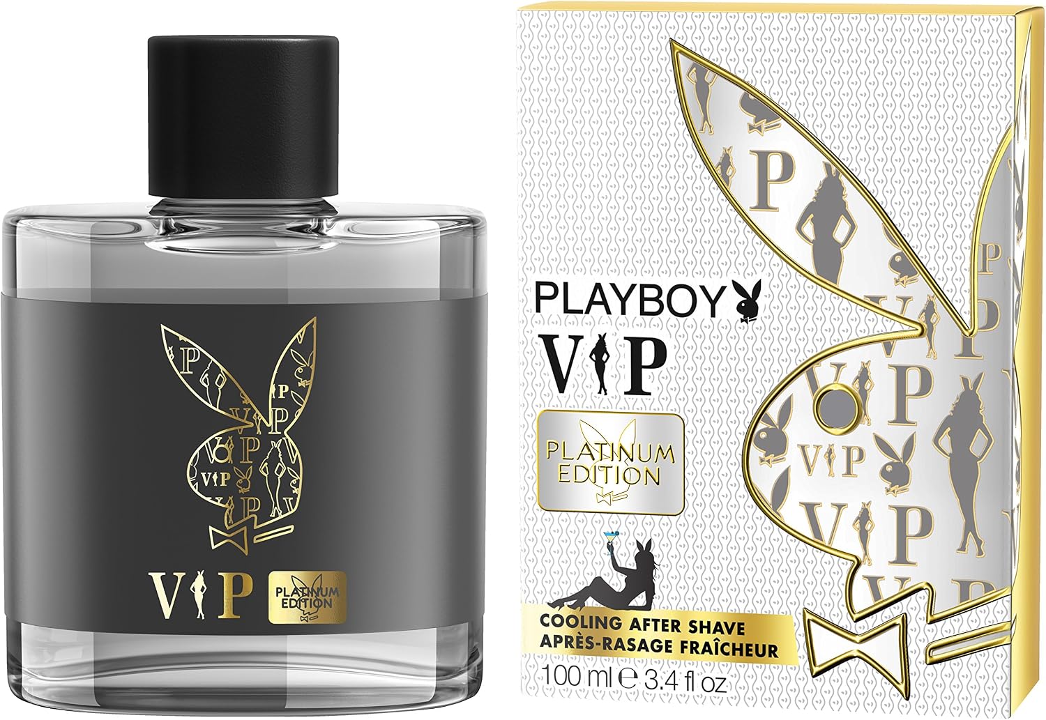 سعر ومواصفات Playboy Vip Platinum Edition Aftershave Spray For Men, 100 Ml (B00TQLJKUK) على Amazon EG