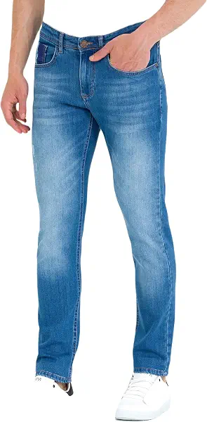 سعر ومواصفات U.S. POLO ASSN. Men 88% Cotton, 10% Polyester, 2% Elastane-Slim-Sleeveless Jeans (B0C821FQCH) على Amazon EG
