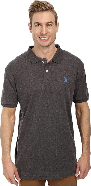سعر ومواصفات U.S. POLO ASSN. الولايات المتحدة الأمريكية بولو قميص بولو انترلوك بلون سادة للرجال (B00PUATXW6) على Amazon EG