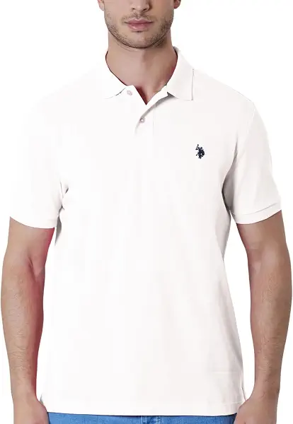 سعر ومواصفات U.S. POLO ASSN. .U.S. بولو اسن قميص بولو كلاسيكي للرجال، ابيض، مقاس M (B005LCMT9C) على Amazon EG