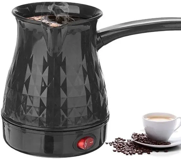 سعر ومواصفات Portable Electric Coffee Kettle كنكة قهوة كهربائية صغيرة الحجم سهلة الحمل تحضر 5 فناجين بأوشة غنية وتسخين سريع للمكتب والرحلات والمصايف (B0H3JKGLR5) على Amazon EG