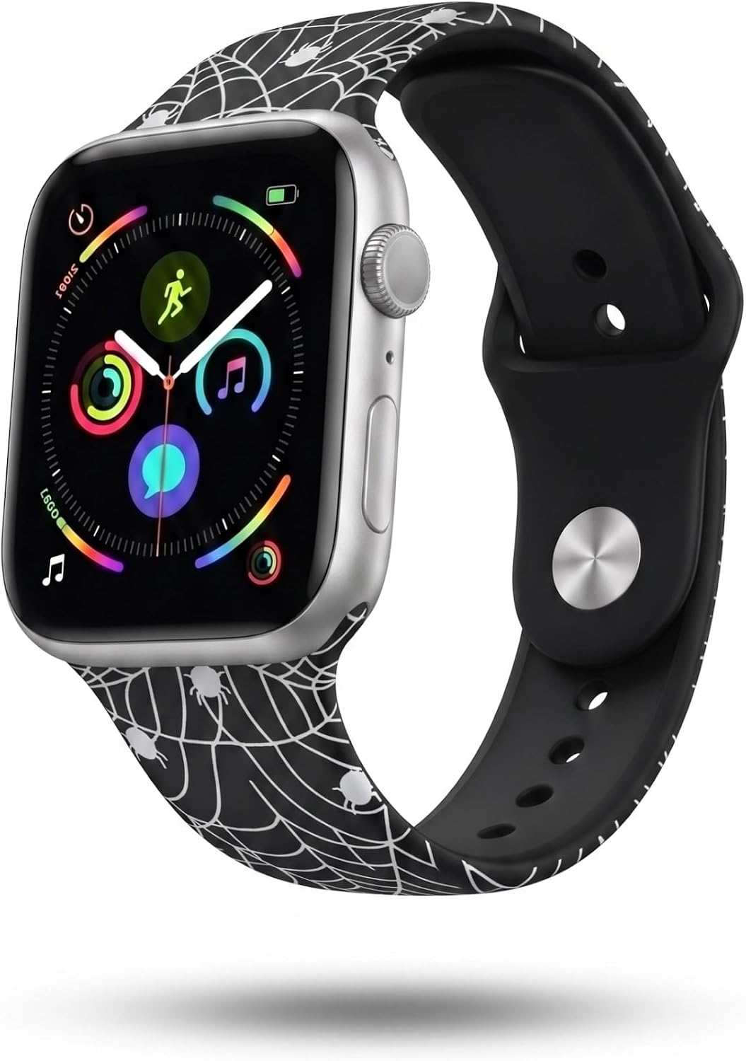 سعر ومواصفات Printed Silicone Smartwatch Band, Soft Adjustable Replacement Wristband with Secure Pin-and-Tuck Closure, Stylish Patterned Watch Strap for(42mm to 49 mm) Watches (B0HK2BWN99) على Amazon EG