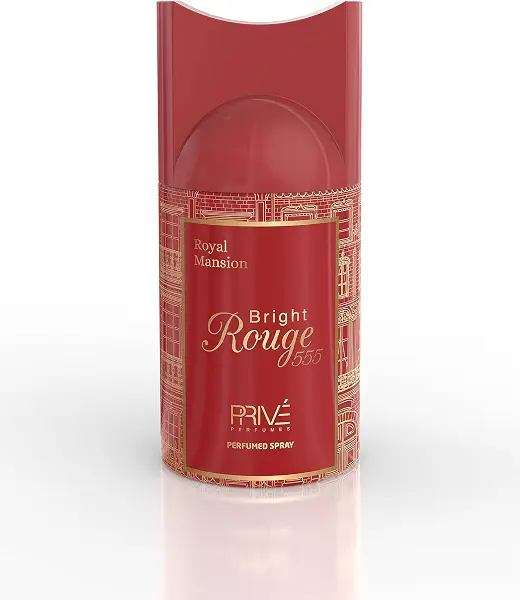 سعر ومواصفات Prive Perfumed Spray Bright Rouge 555 For Women 250Ml (B0CDYZTQQD) على Amazon EG