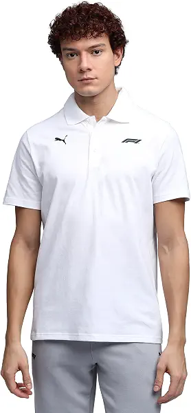 سعر ومواصفات Puma Mens Short Sleeve Shirt F1 Ess Logo Polo 180g White (B0DV4JMHKT) على Amazon EG