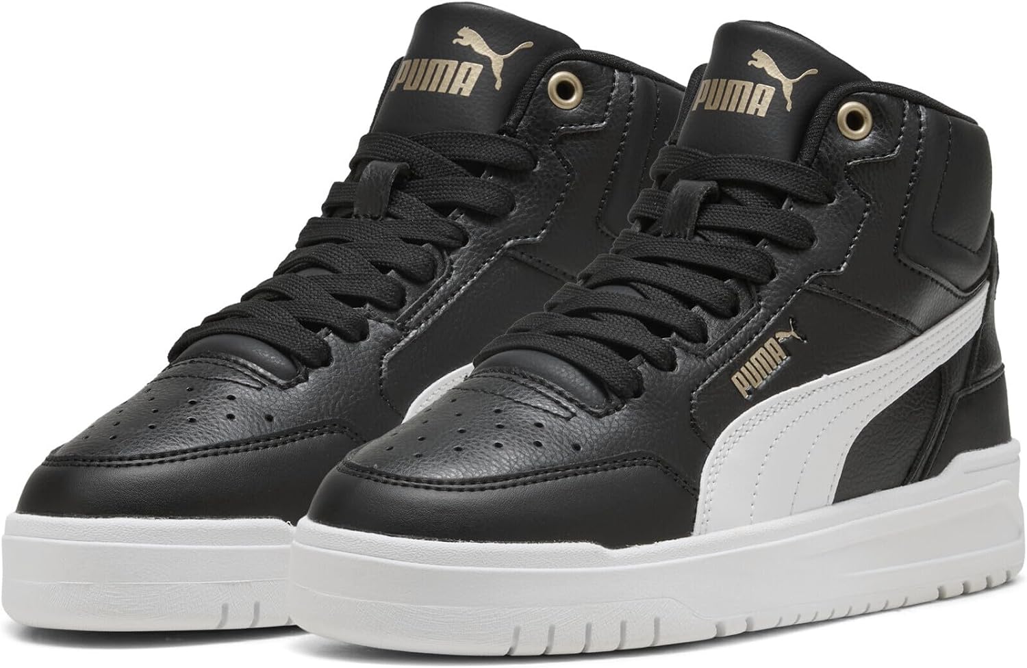 سعر ومواصفات بوما PUMA unisex-child Shuffle Downtown Mid,Puma Black-Puma Whi Mid Boot (B0H7B1Y9NZ) على Amazon EG