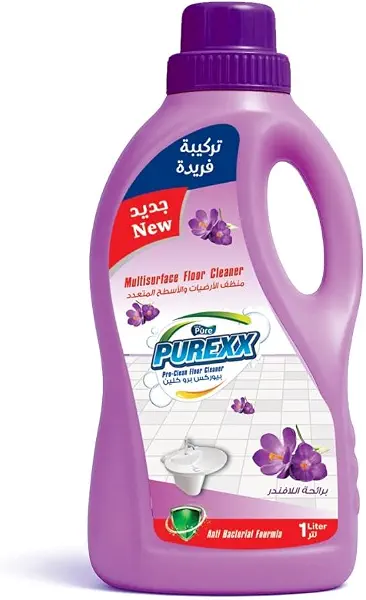 سعر ومواصفات PUREXX Multi-Purpose Liquid Cleaner for Surfaces and Floors with Lavender Scent, 1 Liter (B0G1Y6VSM9) على Amazon EG