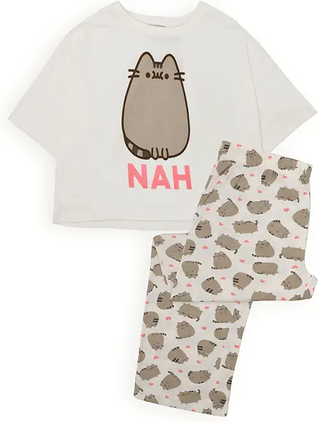 سعر ومواصفات Pusheen Women's Pyjamas Adult Cartoon Cat Close T-Shirt Trousers PJs (B0BBWPQWVX) على Amazon EG