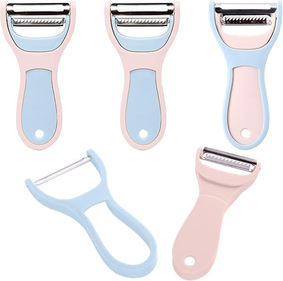 سعر ومواصفات Rack Dual-Blade Y-Shaped Peeler – Stainless Steel Vegetable & Fruit Peeler with Ergonomic Non-Slip Plastic Handle (B0HGBFXWPL) على Amazon EG