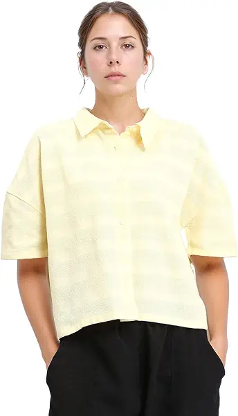 سعر ومواصفات Ravin EG Womens Women Short Sleeve Shirt Modern (B0CJY73ZQL) على Amazon EG
