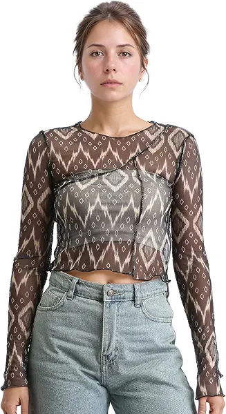 سعر ومواصفات Ravin EG تي شيرت عصري باكمام طويلة للنساء من دسيسكاي (B0CJY6PXLJ) على Amazon EG