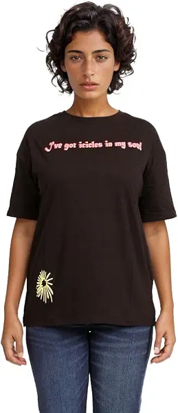 سعر ومواصفات Ravin Womens Cocktail Gaphic T-Shit - Black Modern (pack of 1) (B0DWMV68S8) على Amazon EG