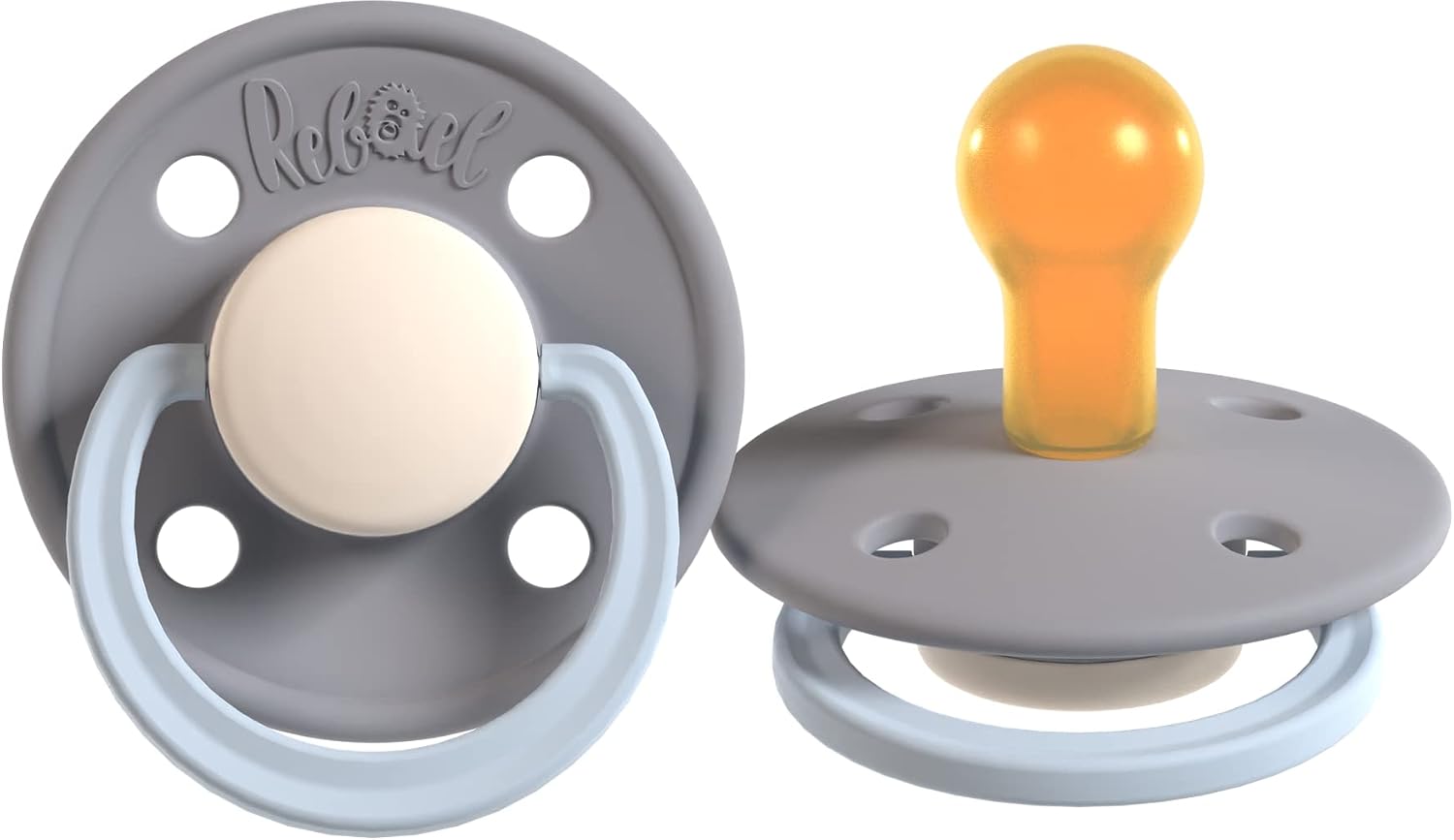 سعر ومواصفات Rebael Fashion Natural Rubber Round Pacifier Size 2 - Baby 6M+ (1-pack) - Stormy Pearly Elephant (B09WHRM4CW) على Amazon EG