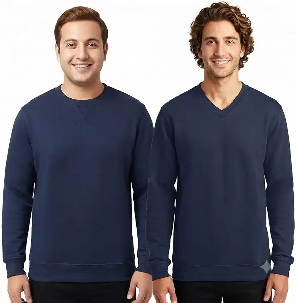 سعر ومواصفات Red Circle Bundle of 2 T-Shirt round + V Men Cotton 100% navy L (B08HJL4LDQ) على Amazon EG
