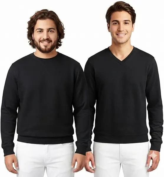 سعر ومواصفات Red Circle Bundle of 2 T-Shirt round + V Men Cotton 100% black M (B08HJNZ314) على Amazon EG