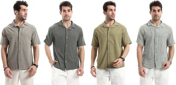 سعر ومواصفات Red Circle Mens Bundle of 4 Alpine Forest Utility Shirt Bundle of 4 Alpine Forest Utility Shirt (B0H4S8MZ6J) على Amazon EG