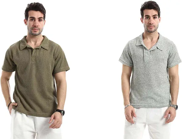 سعر ومواصفات Red Circle Mens Bundle of 2 Ivory Dune Relaxed T-Shirt Bundle of 2 Ivory Dune Relaxed T-Shirt (B0H4S3Z26Q) على Amazon EG