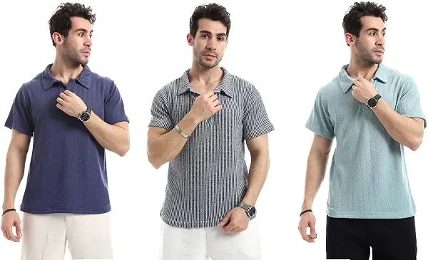سعر ومواصفات Red Circle Mens Bundle of 3 Ivory Dune Relaxed T-Shirt Bundle of 3 Ivory Dune Relaxed T-Shirt (B0H4S532XF) على Amazon EG