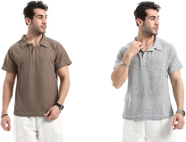 سعر ومواصفات Red Circle Mens Bundle of 2 Ivory Dune Relaxed T-Shirt Bundle of 2 Ivory Dune Relaxed T-Shirt (B0H4S57LQ6) على Amazon EG