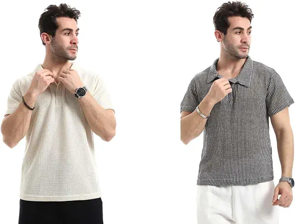 سعر ومواصفات Red Circle Mens Bundle of 2 Ivory Dune Relaxed T-Shirt Bundle of 2 Ivory Dune Relaxed T-Shirt (B0H4S5L3KH) على Amazon EG
