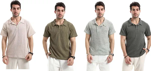 سعر ومواصفات Red Circle Mens Bundle of 4 Ivory Dune Relaxed T-Shirt Bundle of 4 Ivory Dune Relaxed T-Shirt (B0H4S5WTJ2) على Amazon EG