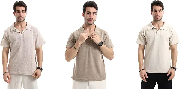 سعر ومواصفات Red Circle Mens Bundle of 3 Ivory Dune Relaxed T-Shirt Bundle of 3 Ivory Dune Relaxed T-Shirt (B0H4S747Y5) على Amazon EG