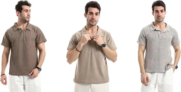 سعر ومواصفات Red Circle Mens Bundle of 3 Ivory Dune Relaxed T-Shirt Bundle of 3 Ivory Dune Relaxed T-Shirt (B0H4S74C4Q) على Amazon EG